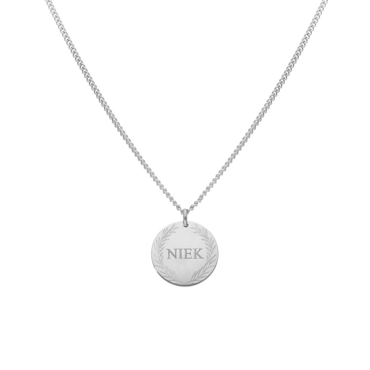 Ketting graveerbare munt