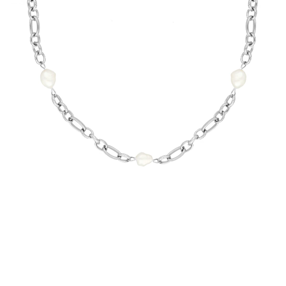 Chain and pearl necklace