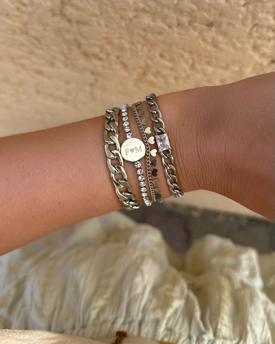Graveerbare Tennis Armband 