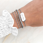 Mooie look voor sieraden in een zilveren kleur