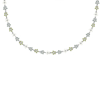 Flower necklace multicolor