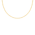 Gouden ketting met bolletjes