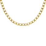 Curb chain ketting goudkleurig