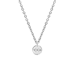 Ketting Met Drie Letters Zilver