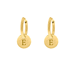 Initial Oorbellen Goud