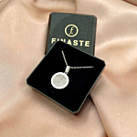 Ketting met vingerafdruk in sieradendoosje