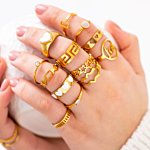 Shop goudkleurige ringen bij Finaste