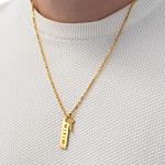 gouden ketting voor de mannen om de hals om cadeau te geven