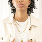 Chain and pearl ketting gecombineerd met kettingen