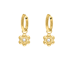 Earrings Daisy Pearl goldplated