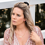 Graveerbare bar ketting in gouden variant