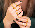 Shop goudkleurige ringen bij Finaste