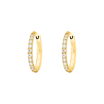 Shiny Oorringetjes 16 Mm Goudkleurig