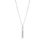 Graveerbare ketting shiny bar