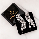 Zilveren hollywood earrings in sieradendoosje