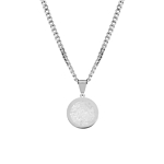 Mannen ketting met vingerafdruk