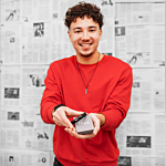 Leren mannen armband