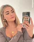 Statement hoops large goudkleurig