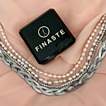 Trendy kettingen mix in het zilver met sieradendoosje