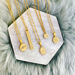 Graveerbare kettingen op een plaatje om te kopen