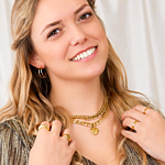 Trendy ringen in het goud