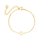 Armband mini clover goudkleurig