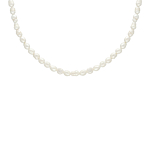 Pearl necklace goldplated