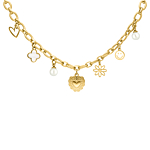 Bestselling charm necklace goldplated