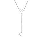 Necklace playful hearts