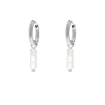 Little white stone earrings