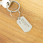 Sleutelhanger met gravering kopen