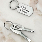 Sleutelhanger met tekst