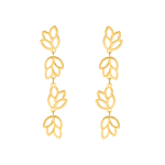Statement earrings boho goldplated
