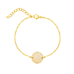 Armband vingerafdruk goud kleurig