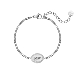 Vintage initial bracelet