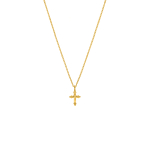 Gouden ketting met kruisje