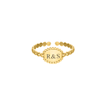 Gouden ring met initials