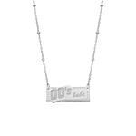 00's babe ketting kleur zilver