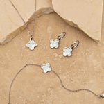 Luxury clover sieradenset