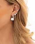 earparty met earcuff in het zilver