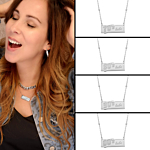 Jaartal kettingen om de hals voor een trendy look