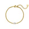 Armband sparkle marquise goldplated