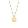 Zodiac sign ketting goldplated