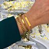 gouden armbanden mix graveerbaar met glitter