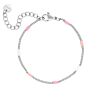 Armband Met Roze Bolletjes mix