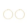 Big hoop earrings goldplated