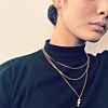 Gouden minimalistische ketting met schakeltjes