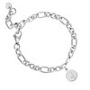 Chain armband met shiny initial