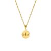 Initialen ketting met twee letters goud