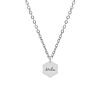 Naamketting sierletters zilver